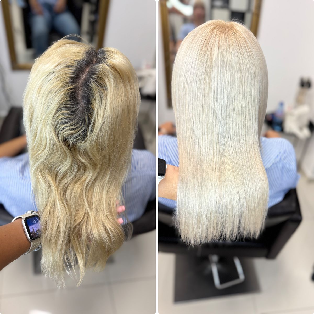 До и после — работа Mila Beauty Room