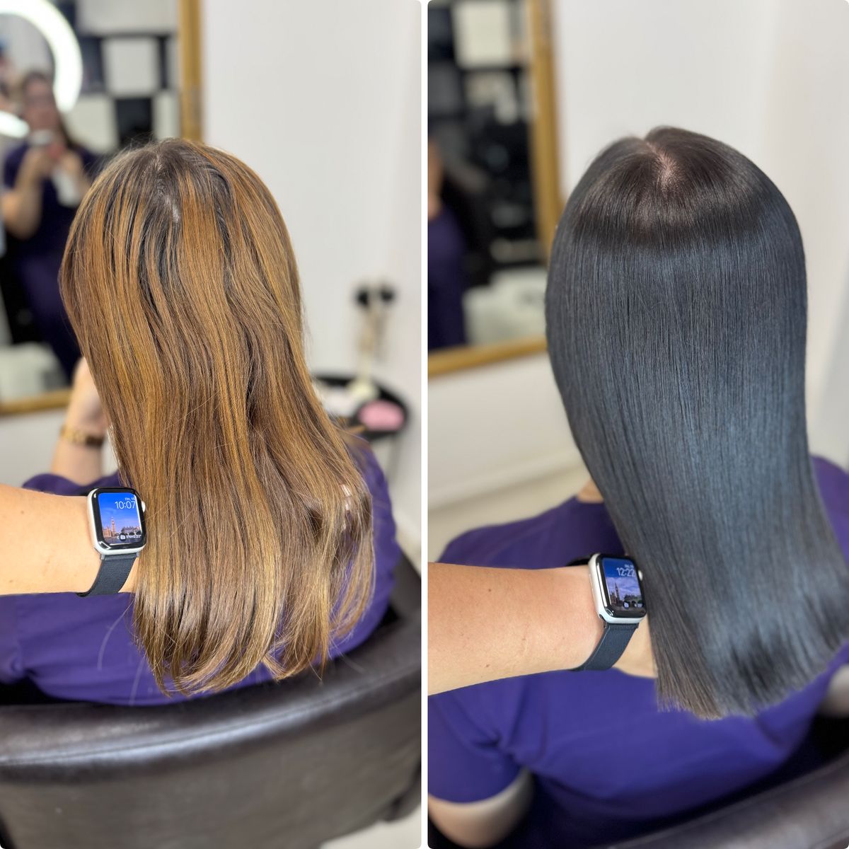 До и после — работа Mila Beauty Room