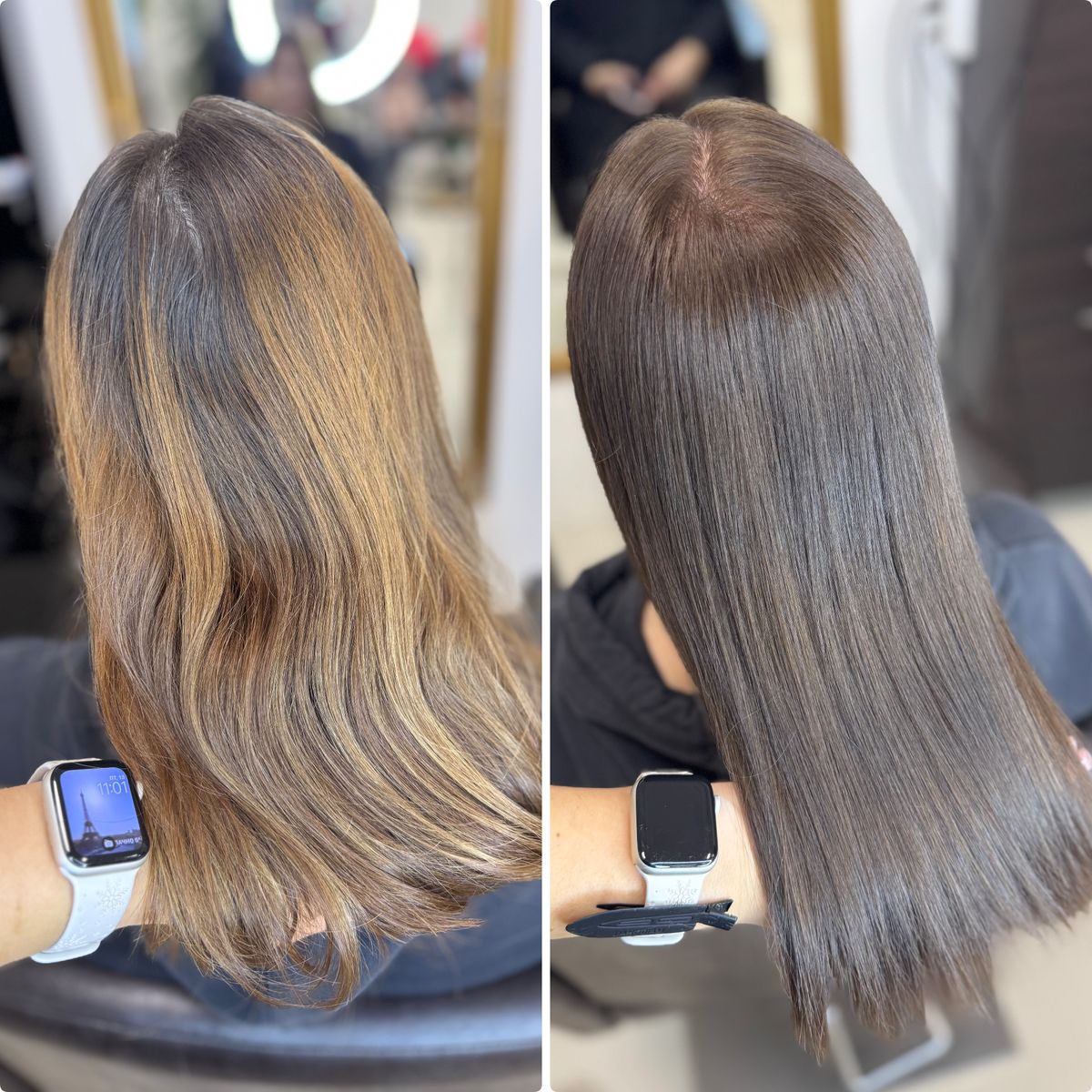 До и после — работа Mila Beauty Room