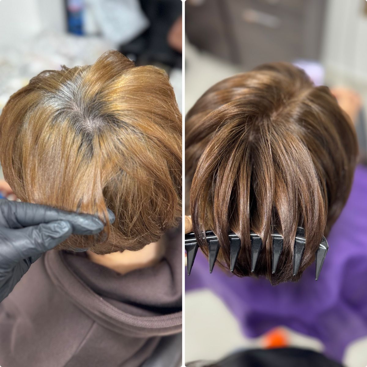 До и после — работа Mila Beauty Room
